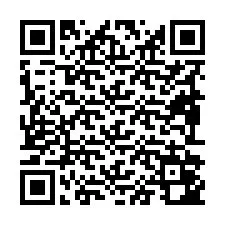 QR Code pour le numéro de téléphone +19892042423