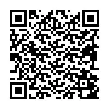 Código QR para número de telefone +19892042513