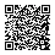 QR-koodi puhelinnumerolle +19892042561