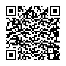 Codice QR per il numero di telefono +19892042612