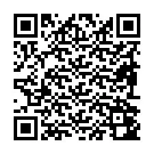 QR-koodi puhelinnumerolle +19892042617