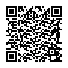 QR-koodi puhelinnumerolle +19892042621