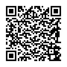 Kode QR untuk nomor Telepon +19892042821