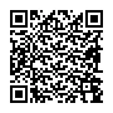 電話番号のQRコード +19892044977