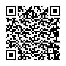Código QR para número de teléfono +19892045582