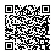 QR код за телефонен номер +19892048476