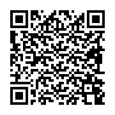 QR Code pour le numéro de téléphone +19892048593