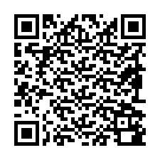 Código QR para número de teléfono +19892180319