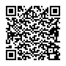 QR-koodi puhelinnumerolle +19892180327