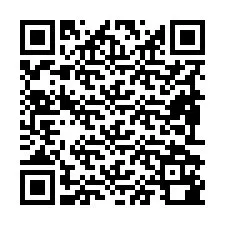 QR-koodi puhelinnumerolle +19892180337