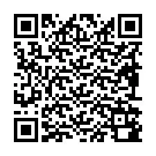 Código QR para número de teléfono +19892180482