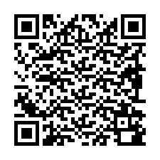 Código QR para número de telefone +19892180592