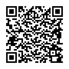 Código QR para número de teléfono +19892180742