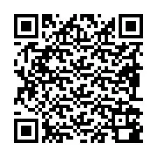 QR-koodi puhelinnumerolle +19892180826