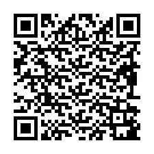 QR Code pour le numéro de téléphone +19892181012