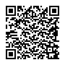 QR код за телефонен номер +19892181098