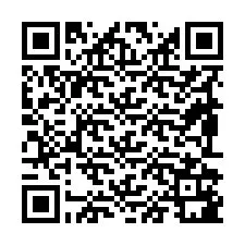 Codice QR per il numero di telefono +19892181121