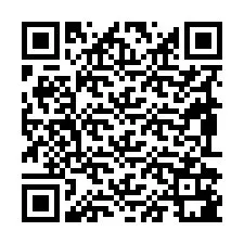 QR-koodi puhelinnumerolle +19892181160