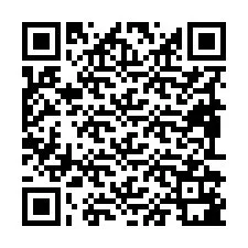 QR Code pour le numéro de téléphone +19892181163