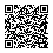 Codice QR per il numero di telefono +19892181271