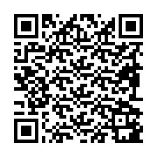 QR-код для номера телефона +19892181313