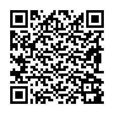 QR-koodi puhelinnumerolle +19892181325