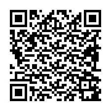 QR-код для номера телефона +19892181333