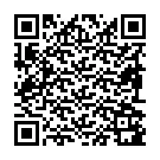 Codice QR per il numero di telefono +19892181347