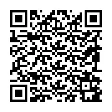 QR-koodi puhelinnumerolle +19892181501