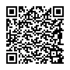 Codice QR per il numero di telefono +19892181650