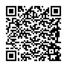 Codice QR per il numero di telefono +19892181734