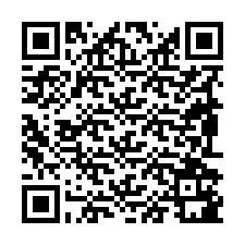 QR kód a telefonszámhoz +19892181774