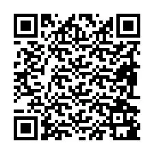 Kode QR untuk nomor Telepon +19892181777