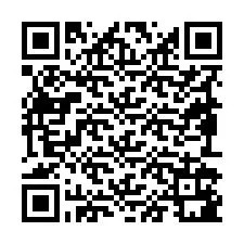 Codice QR per il numero di telefono +19892181808
