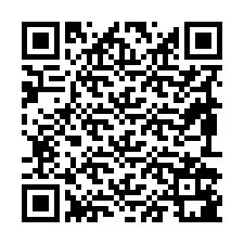 Codice QR per il numero di telefono +19892181901