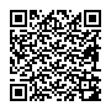 Código QR para número de teléfono +19892182007