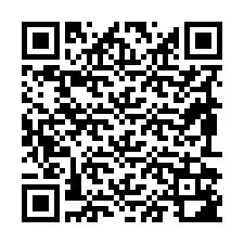 QR Code pour le numéro de téléphone +19892182011