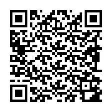 QR Code pour le numéro de téléphone +19892182192