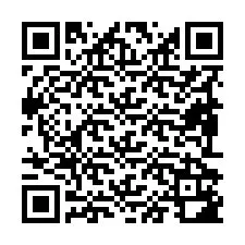 QR-Code für Telefonnummer +19892182227