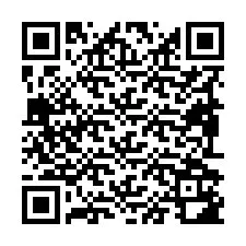 QR Code pour le numéro de téléphone +19892182363