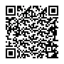 Código QR para número de teléfono +19892182542