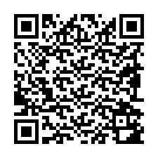 QR-koodi puhelinnumerolle +19892182728