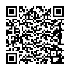 Código QR para número de teléfono +19892182739