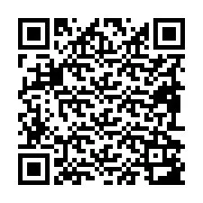 QR kód a telefonszámhoz +19892183253