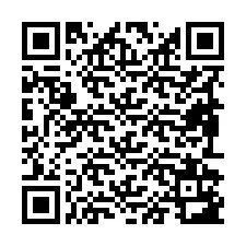 Código QR para número de telefone +19892183517