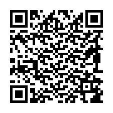 Código QR para número de telefone +19892186101