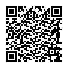 QR-код для номера телефона +19892186861