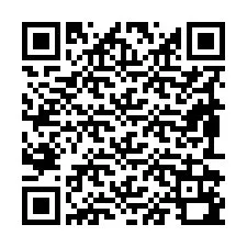 QR код за телефонен номер +19892190015