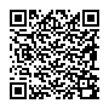 QR-koodi puhelinnumerolle +19892190150