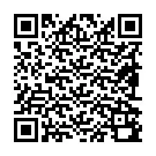 QR код за телефонен номер +19892190299